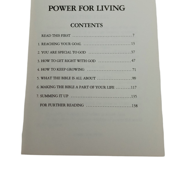 Power for Living - "..for the Word of God is powerful" Book Hebrews 4:12 1984 - Picture 4 of 8